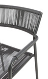 Crystal - Gray - Chairs W/Table Set (Set of 3)
