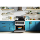 Maytag® 30-Inch Wide Double Oven Electric Range With True Convection - 6.7 Cu. Ft. YMET8800FZ