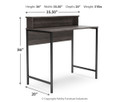 Freedan - Grayish Brown - Home Office Desk - Top-Shelf