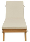 Byron - Light Brown - Chaise Lounge With Cushion