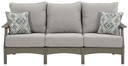 Visola - Gray - Sofa With Cushion