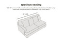 Acieona - Slate - Rec Sofa W/Drop Down Table