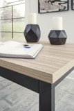 Waylowe - Natural / Black - Home Office Desk