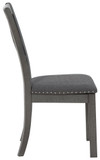 Myshanna - Gray - Dining Uph Side Chair (Set of 2)