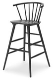 Otaska - Black - Tall Barstool (Set of 2)