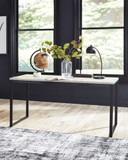 Lazabon - Gray / Black - Home Office Desk