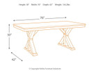 Grindleburg - Light Brown - Rectangular Dining Room Table