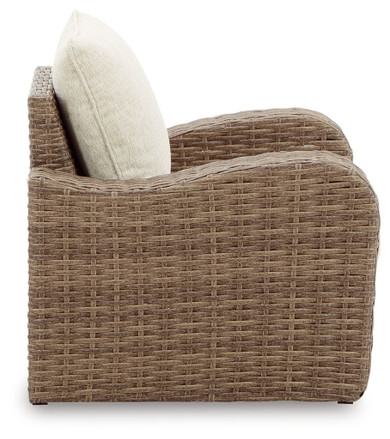 Sandy Bloom - Beige - Lounge Chair W/Cushion