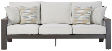 Tropicava - Taupe / White - Sofa With Cushion