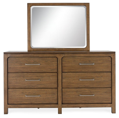 Cabalynn - Light Brown - Dresser And Mirror