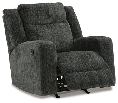 Martinglenn - Ebony - Rocker Recliner - Fabric