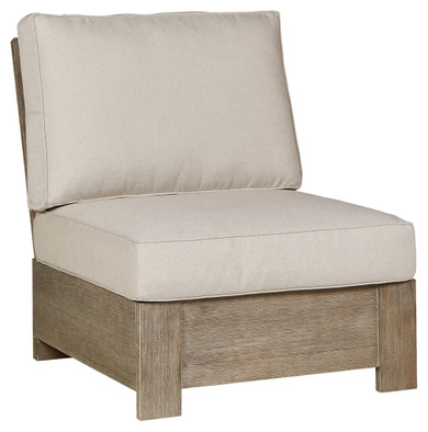 Silo Point - Brown - Armless Chair W/ Cushion