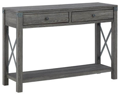 Freedan - Grayish Brown - Console Sofa Table