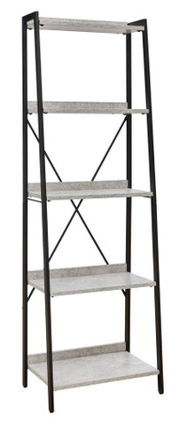 Lazabon - Gray / Black - Bookcase