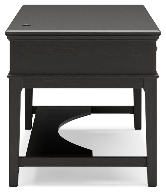 Beckincreek - Black - Home Office Storage Leg Desk