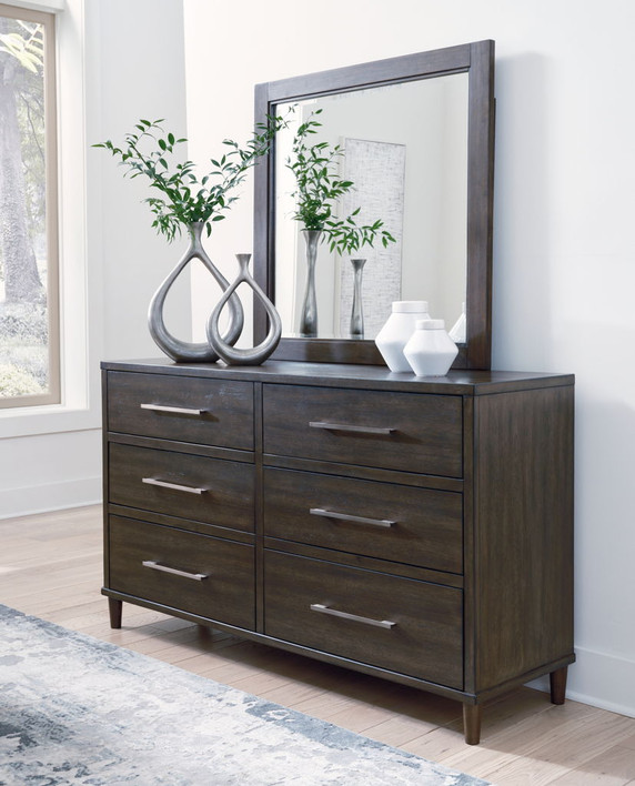 Wittland - Brown - Dresser, Mirror