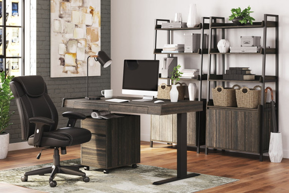 Zendex - Dark Brown - File Cabinet