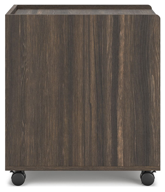 Zendex - Dark Brown - File Cabinet