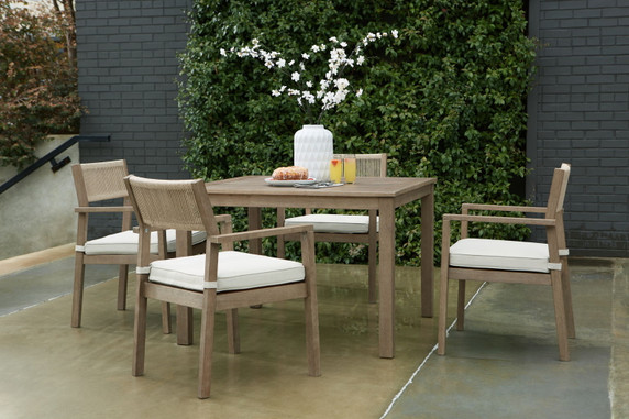 Aria Plains - Brown - 5 Pc. - Dining Set