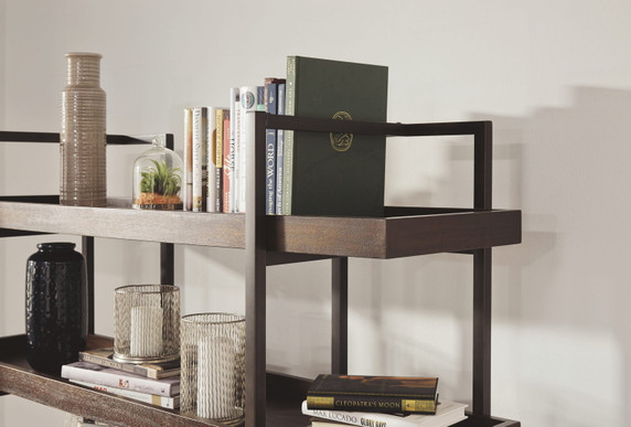 Starmore - Brown - 3 Pc. - L Shaped Desk, Bookcase