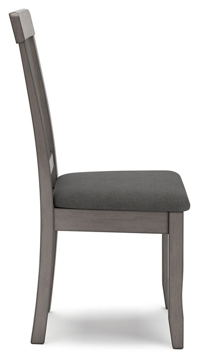 Shullden - Gray - Dining Room Side Chair (Set of 2)