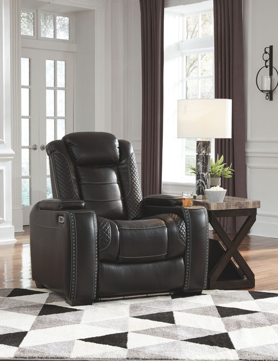 Party - Midnight - Power Recliner With Adj Headrest