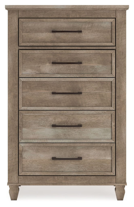 Yarbeck - Sand - Five Drawer Chest