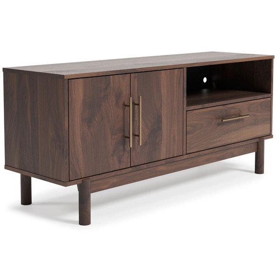 Calverson - Mocha - Medium TV Stand - Medium