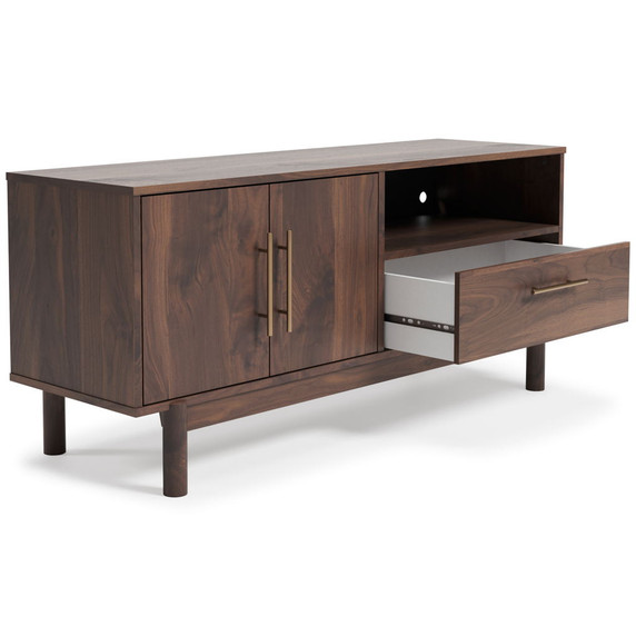 Calverson - Mocha - Medium TV Stand - Medium