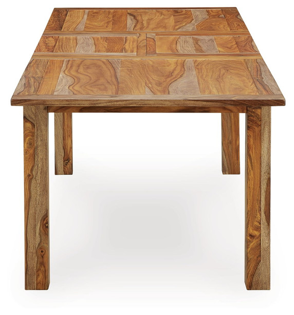 Dressonni - Brown - Rectangular Dining Room Butterfly Extension Table