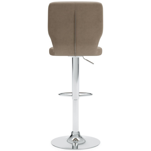 Pollzen - Tall Upholstered Swivel Barstool (Set of 2)