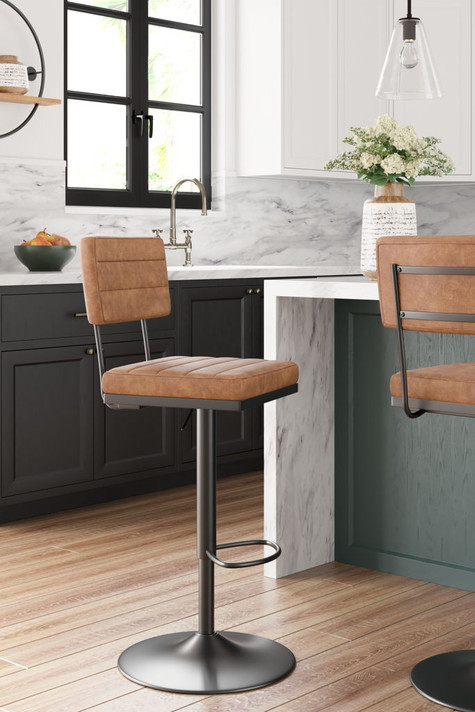 Strumford - Tall Swivel Barstool (Set of 2)