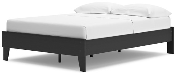 Socalle - Black - Full Platform Bed