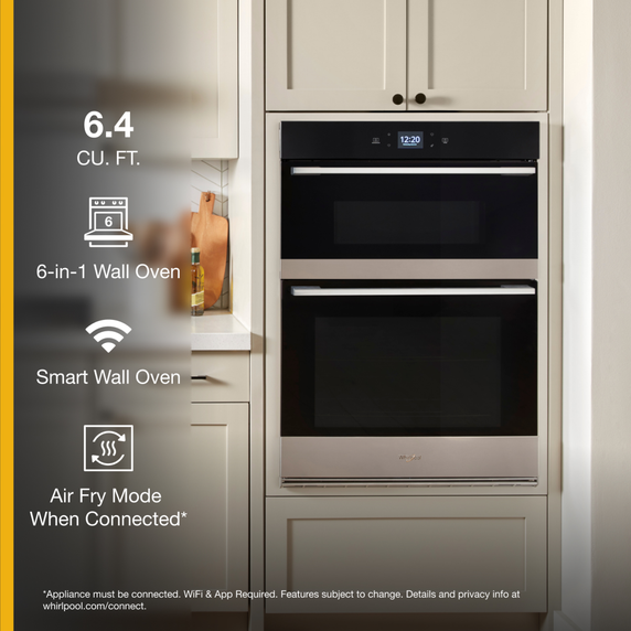 Whirlpool® 6.4 Total Cu. Ft. Combo Wall Oven with Air Fry When Connected WOEC5930LZ