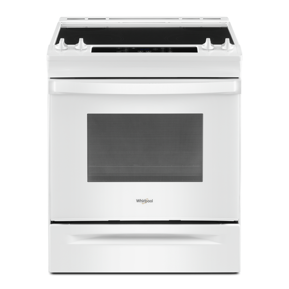 4.8 Cu. Ft. Whirlpool® Electric Range with Frozen Bake™ Technology YWEE515S0LW