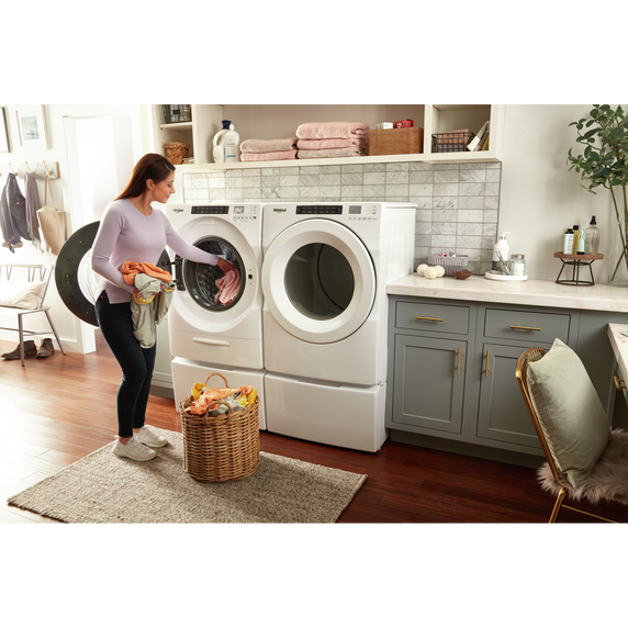 Whirlpool® 7.4 cu. ft. Front Load Gas Dryer with Intuitive Touch Controls WGD5620HW