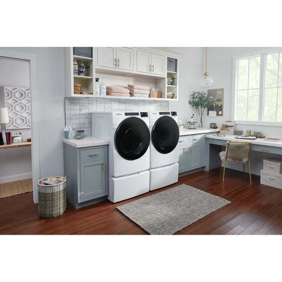 Whirlpool® 7.4 Cu. Ft. Gas Wrinkle Shield Dryer with Steam WGD6605MW