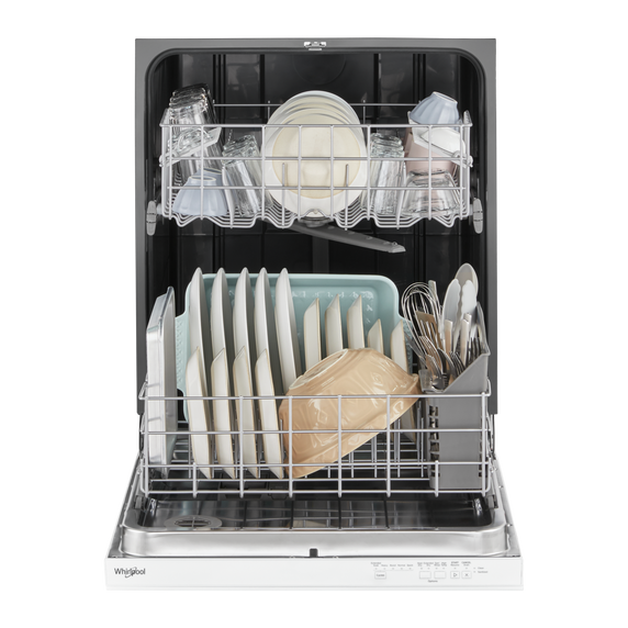 Whirlpool® Quiet Dishwasher with Boost Cycle and Pocket Handle WDP540HAMW