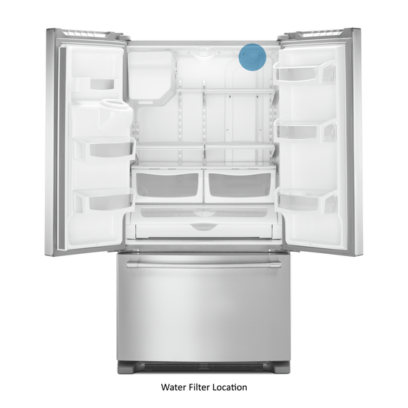 Maytag® 36- Inch Wide French Door Refrigerator with PowerCold® Feature - 25 Cu. Ft. MFI2570FEZ