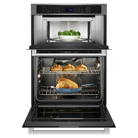 Maytag® 30-inch Wall Oven Microwave Combo with Air Fry and Basket - 6.4 cu. ft. MOEC6030LZ