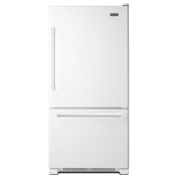 Maytag® 30-inch Bottom Freezer Refrigerator with Freezer Drawer MBB1957FEW