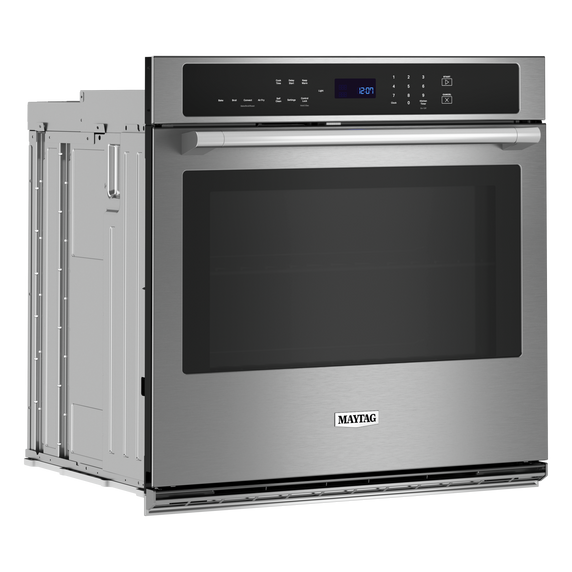 Maytag® 30-inch Single Wall Oven with Air Fry and Basket - 5.0 cu. ft. MOES6030LZ