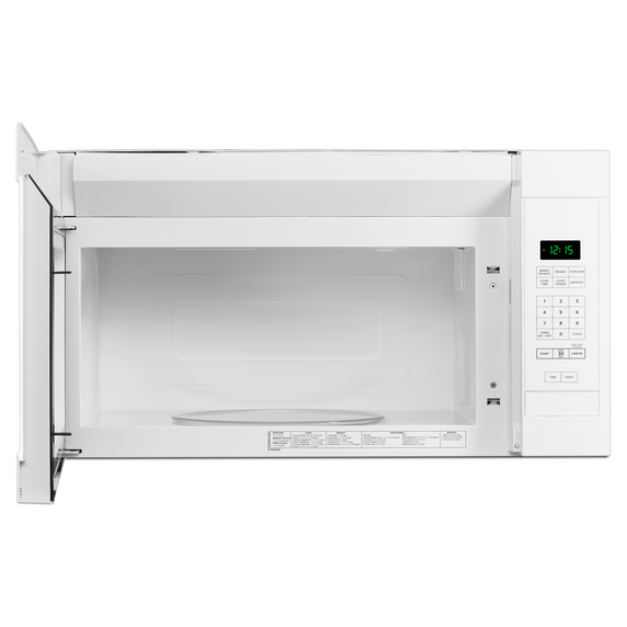 Amana® 1.6 cu. ft. Over-the-Range Microwave with Add 0:30 Seconds YAMV2307PFW