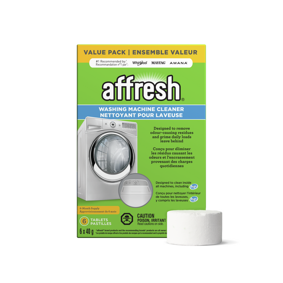 Affresh® Washing Machine Cleaner Tablets - 6 Count W10501250B