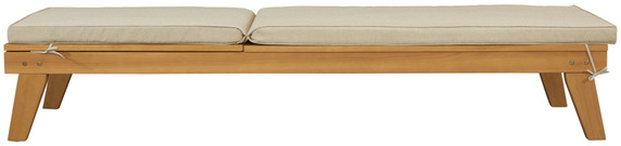 Byron - Light Brown - Chaise Lounge With Cushion