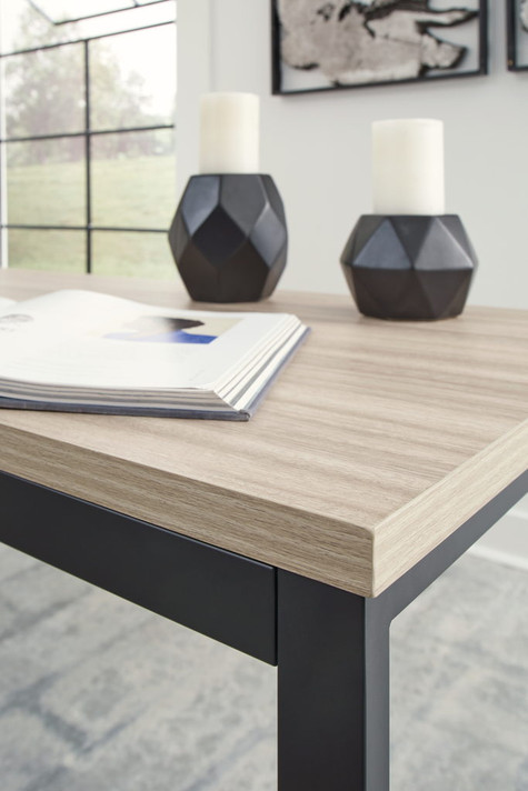 Waylowe - Natural / Black - Home Office Desk