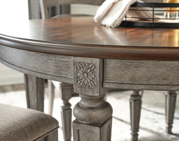 Lodenbay - Antique Gray - Oval Dining Room Extension Table