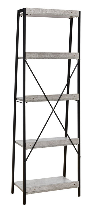 Lazabon - Gray / Black - Bookcase