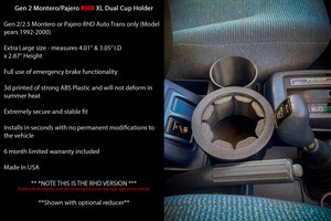 Gen 2 Mitsubishi Montero XL Dual Cup Holder-RHD