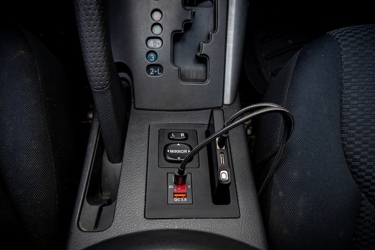 With USB Charging & Cooling Fan